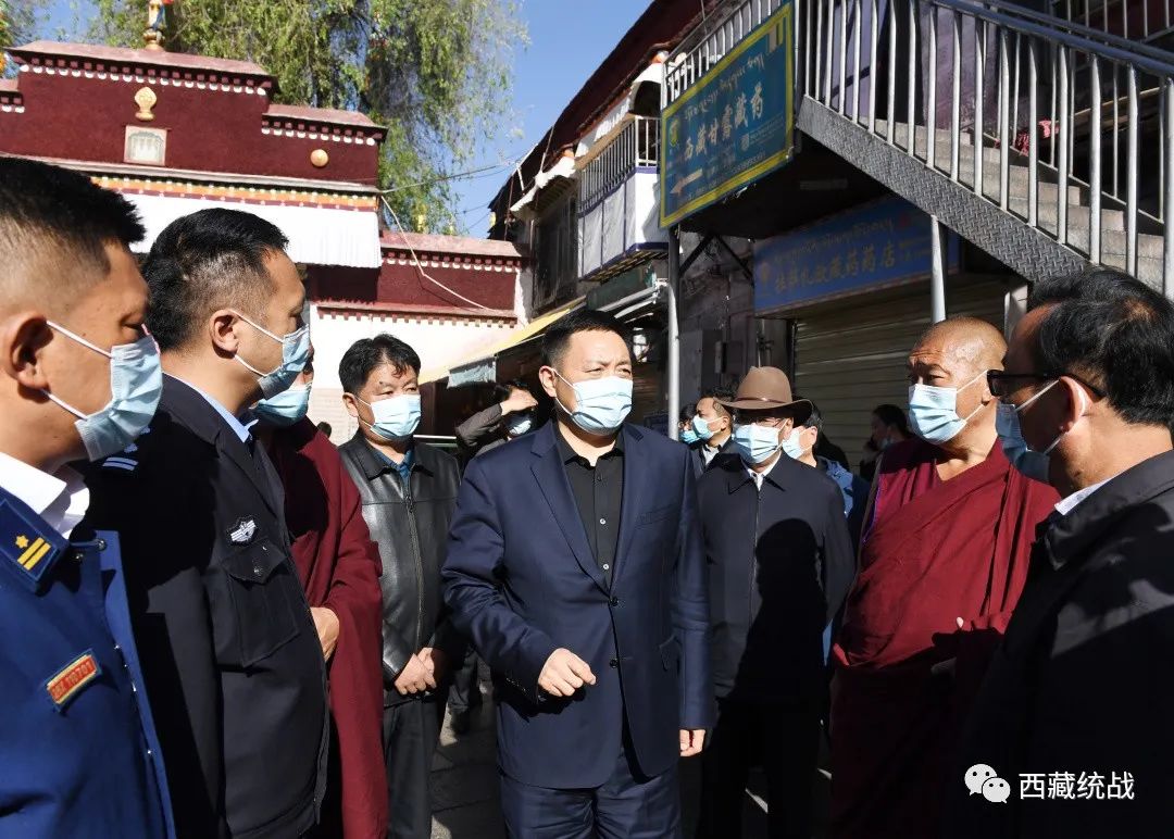 嘎玛泽登调研督导宗教领域疫情防控工作时强调 认清严峻形势 绷紧防控之弦 坚决守住宗教领域不发生疫情底线
